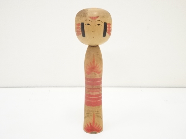 TRADITIONAL JAPANESE CRAFT / KOKESHI DOLL (23.7 cm)/ ARTISAN WORK